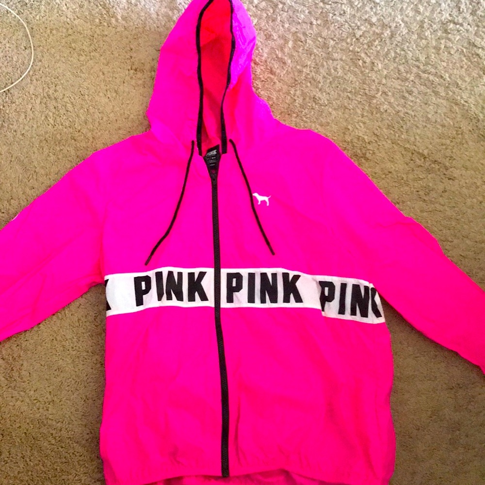 VS PINK windbreaker anorak size M